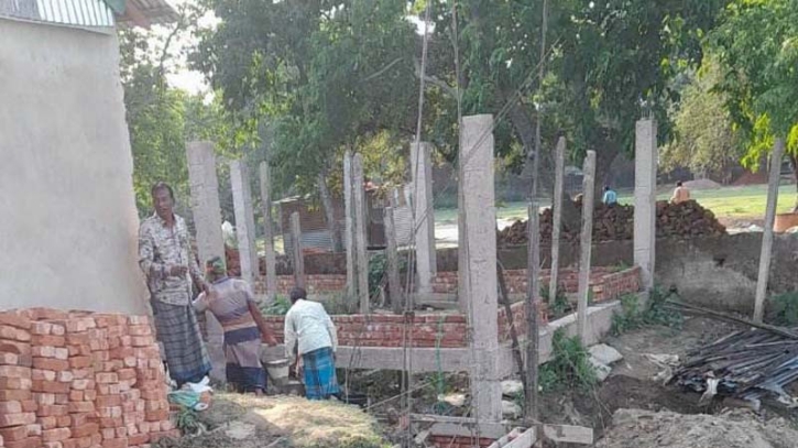 ধর্মপাশায় ভূমি দস্যুদের খপ্পরে জয়শ্রী খাদ্যগুদাম ও বাজারের খাস জায়গা
