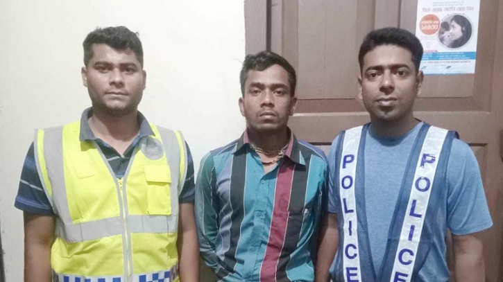 ধর্মপাশায় সাজাপ্রাপ্ত পলাতক আসামি গ্রেফতার 