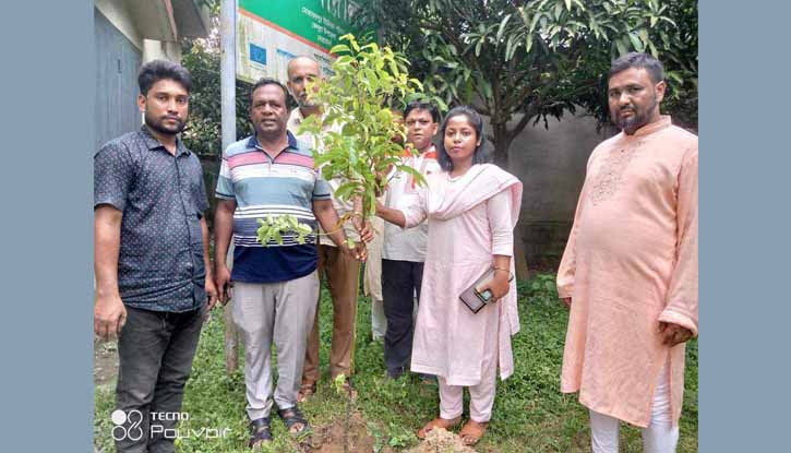 সবাই মিলে গাছ লাগাই,পরিবেশ সংরক্ষণে ভূমিকা রাখি-ইউএনও কাবেরী জালাল 