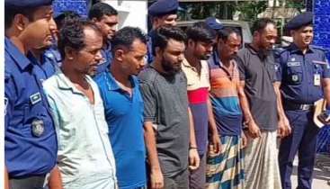 শেরপুরে কবরস্থানের কঙ্কাল চোরচক্রের ৬ সদস্য গ্রেপ্তার