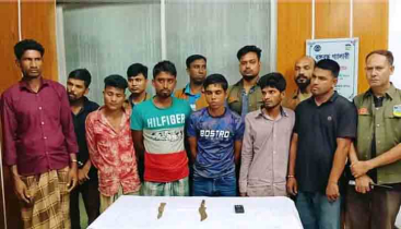 ঝিনাইগাতীতে ইজিবাইক চালক হত্যাকাণ্ডে জড়িত ৭জন গ্রেপ্তার