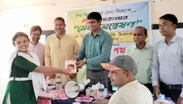 দুর্গাপুরে শিক্ষার্থীদের মাঝে পথ পাঠাগারের মেধা অন্বেষণ প্রতিযোগিতা 