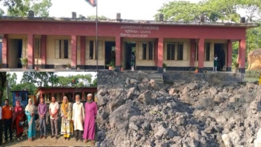 তারাকান্দায় ইউএনও’র উদ্দ্যোগে প্রাথমিক বিদ্যালয়ের মাঠ সংস্কার