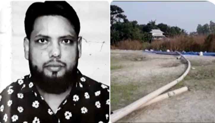আবারো মাটি কাটছেন টঙ্গিবাড়ীর সেই ইউপি সদস্য আকলেছ
