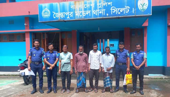 জৈন্তাপুরে ৪জন গরু চোর আটক