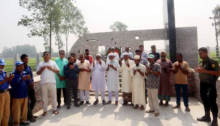 ফুলবাড়ীর আঁখিরা গণহত্যা দিবস পালিত