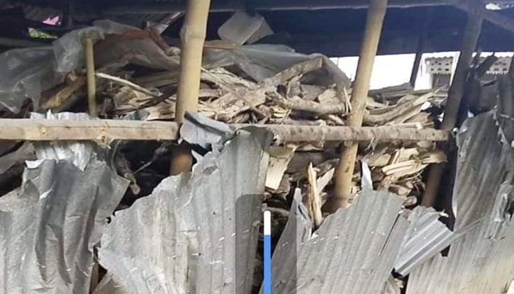 কেন্দুয়ায় গভীর রাতে বসতবাড়ি ও দোকানে হামলা, ভাংচুর ও লুটপাট