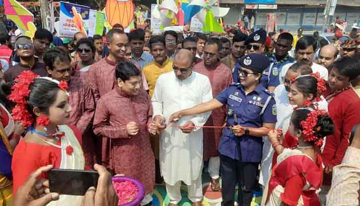 শেরপুরে বর্ণাঢ্য আয়োজনে বাংলা নববর্ষ পালিত