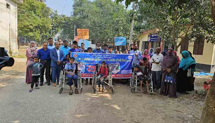 সাপাহারে আন্তর্জাতিক ও জাতীয় প্রতিবন্ধী দিবস উদযাপন 