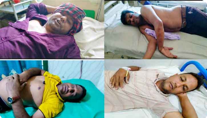 পাঁচবিবিতে সাংবাদিকদের ওপর ছাত্রলীগ নেতার হামলা পাঁচবিবিতে সাংবাদিকদের ওপর ছাত্রলীগ নেতার হামলা