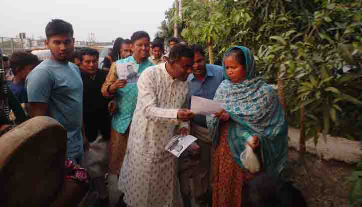 Independent candidate Kabir’s mass communication in Srinagar Independent candidate Kabir’s mass communication in Srinagar