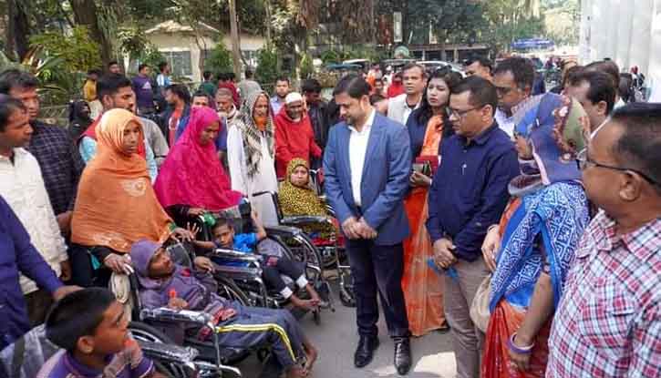 শেরপুরে আন্তর্জাতিক প্রতিবন্ধী দিবস পালিত শেরপুরে আন্তর্জাতিক প্রতিবন্ধী দিবস পালিত
