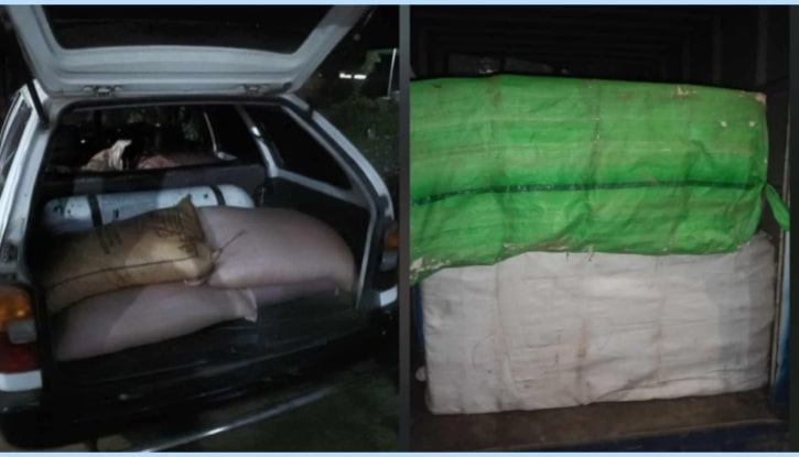 জৈন্তাপুরে পৃথক অভিযানে গাড়িসহ ভারতীয় কসমেটিক ও চিনি জব্দ, আটক-১