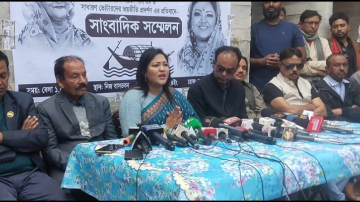 স্বতন্ত্র প্রার্থীর আচরণবিধি লঙ্ঘনের অভিযোগে মমতাজের সংবাদ সম্মেলন