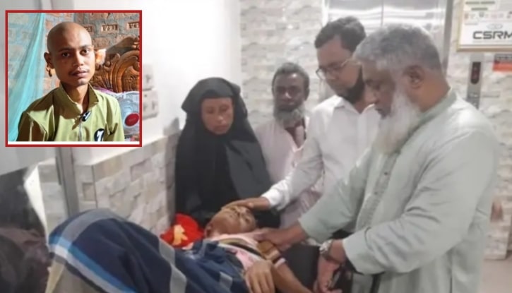 দুর্গাপুরে ক্যান্সার আক্রান্ত জুলহাসের পাশে ব্যারিস্টার কায়সার কামাল দুর্গাপুরে ক্যান্সার আক্রান্ত জুলহাসের পাশে ব্যারিস্টার কায়সার কামাল