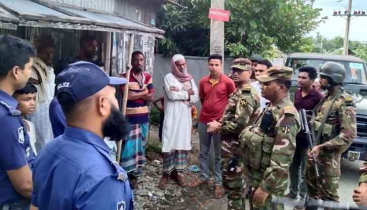 সেনা সদস্যদের নিরাপত্তায় স্বস্তিতে মোহনগঞ্জবাসী