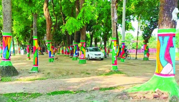 ইউএনওর পরিকল্পনায় পাল্টে গেছে মদন উপজেলা পরিষদ চত্বরের দৃশ্যপট