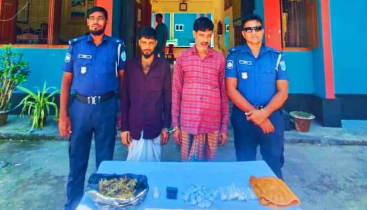 জৈন্তাপুরে ইয়াবা ও গাঁজা সহ আটক ২