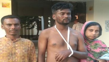 মোহনগঞ্জে প্রতিপক্ষের বদলে মোটরসাইকেল চালক নির্যাতিত
