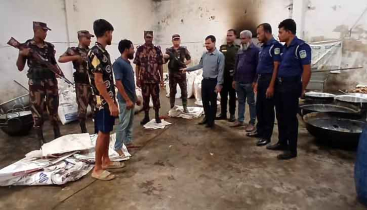 কলমাকান্দায় যৌথ বাহিনীর অভিযানে ১৮ লাখ টাকার মালামাল জব্দ