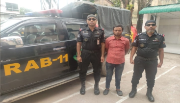 কুমিল্লায় র‌্যাবের অভিযানে গাঁজাসহ এক মাদক ব্যবসায়ী গ্রেফতার