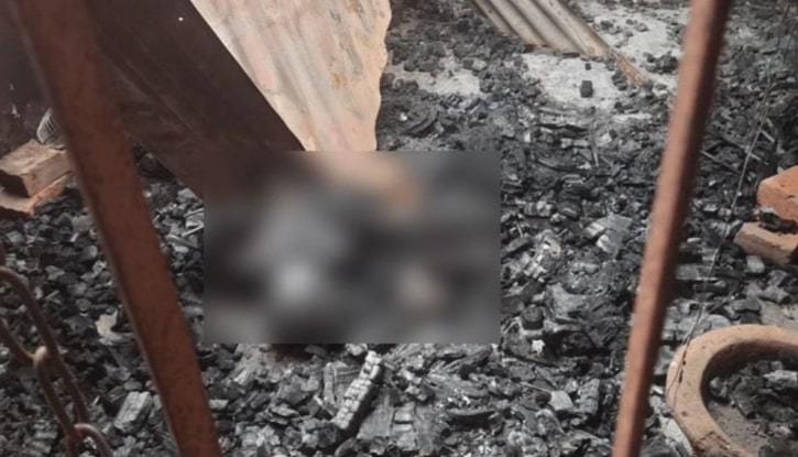 ধর্মপাশায় আগুনে একই পরিবারের ছয়জনের মৃত্যু