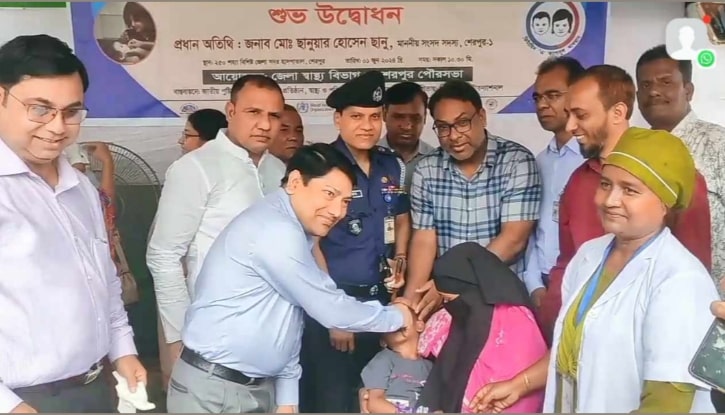শেরপুরে ভিটামিন-এ প্লাস ক্যাম্পেইন উদ্বোধন