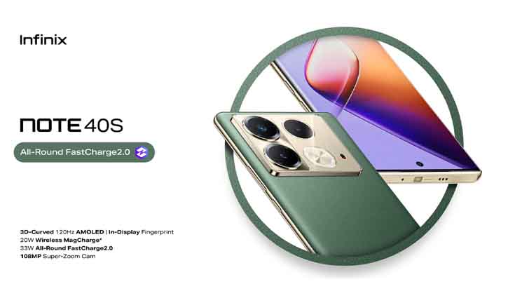 nfinix Note 40S drops with epic 3D curved display